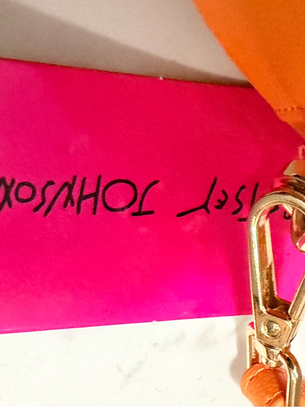 Betsey Johnson Orange Basketball Crossbody Bag - Picture 3 of 7